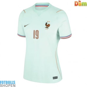 Billiga Frankrike Theo Hernandez #19 Bortatröja Dam VM 2026 Kortärmad